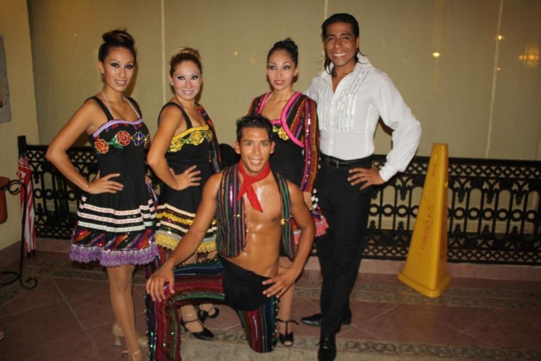 Das Animations-Team ist immer gut d'rauf Hotel Riu Tequila