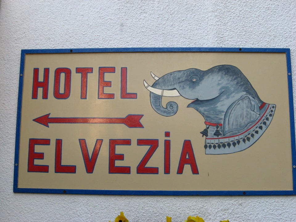Entrata albergo Hotel Elvezia