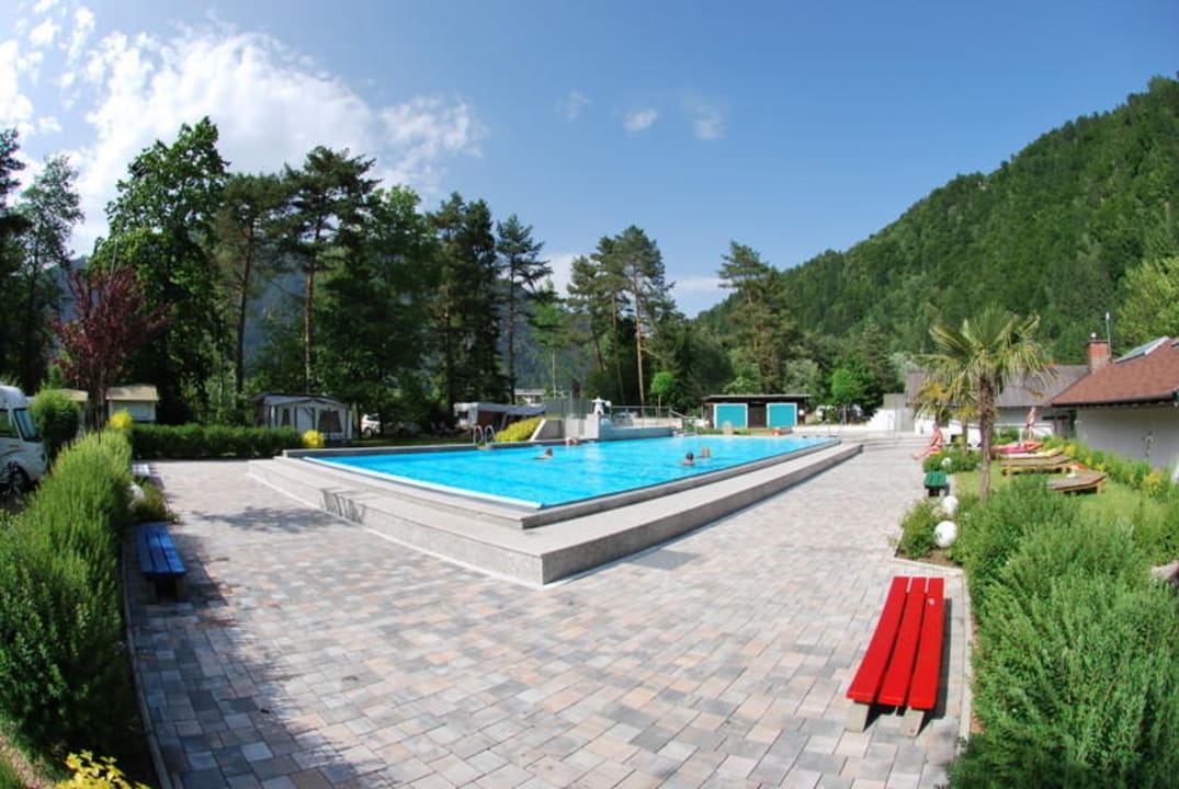 Pool am Schwimmbad Camping Mößler Camping Ferien Erlebniswelt Mössler