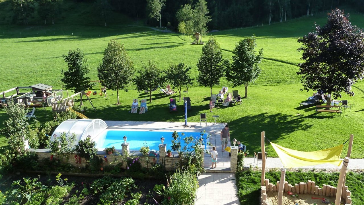 Blick vom Zimmer Hotel Taxerhof