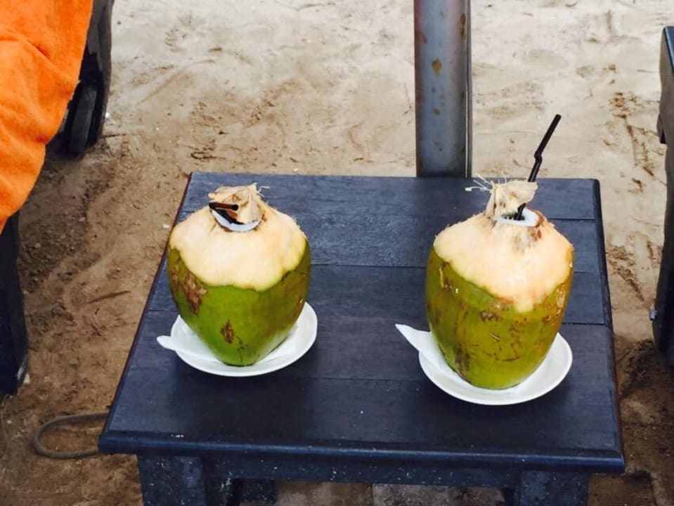 Frische Kokosnuss Paradise Sun