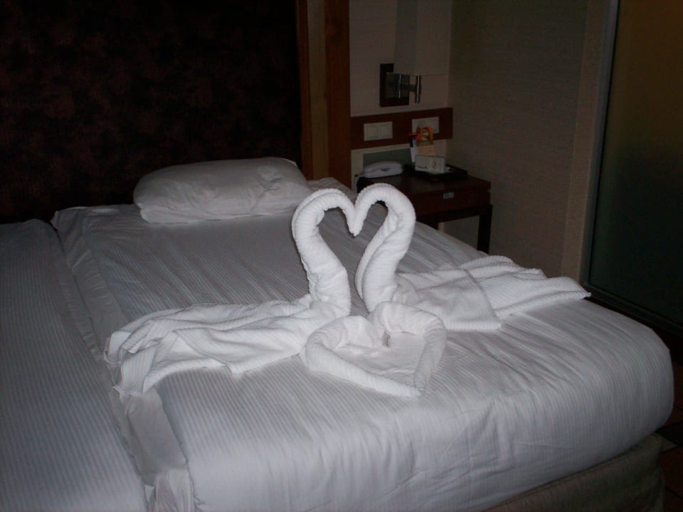 Hier ein Kunstwerk von unserer Putzfrau Rixos Sungate