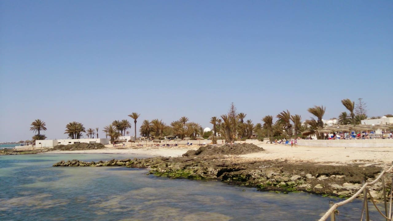 Blick vom Steg aus  Hotel El Mouradi Djerba Menzel