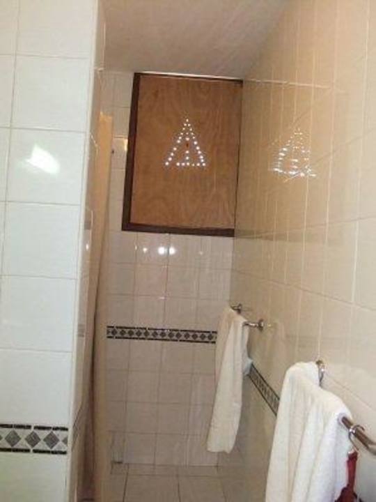 Sta Fensterscheibe des Bades Sperrholz Hotel Los Pinos