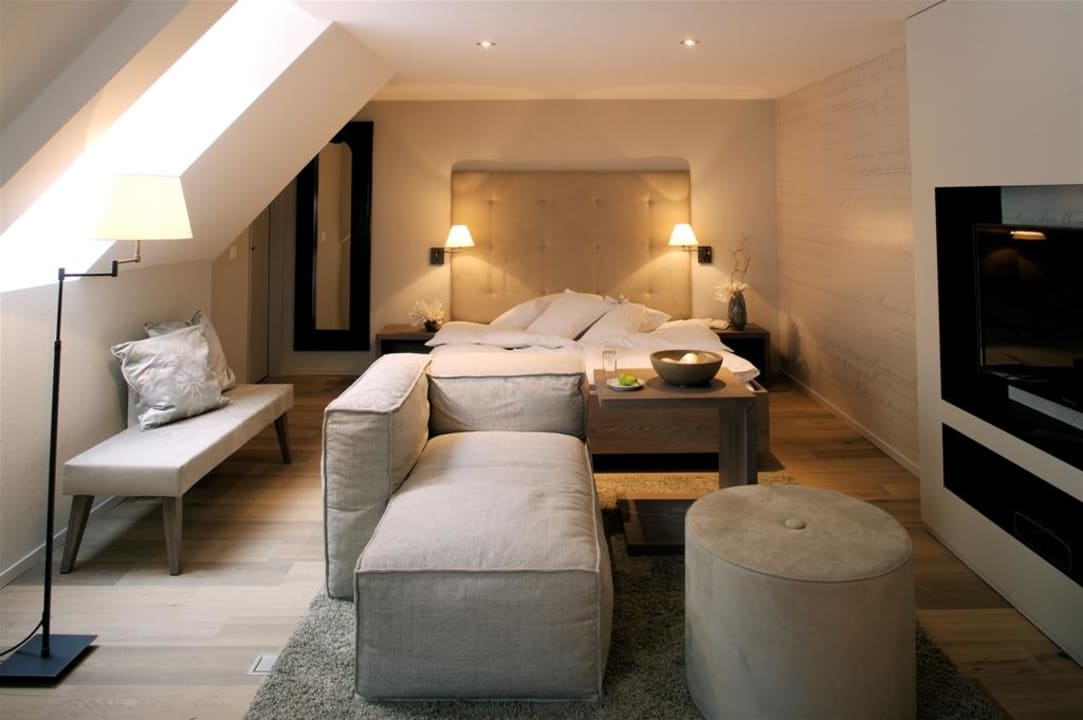 Hotelzimmer Charming Deluxe mit Sofaecke Hotel Bad Bubendorf