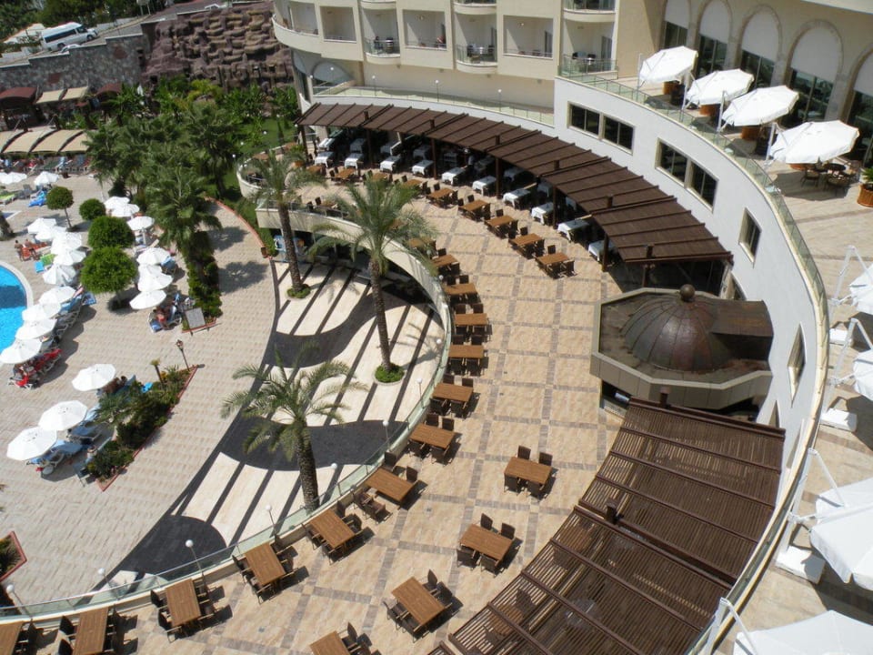 Widok z balkonu Saphir Resort & Spa