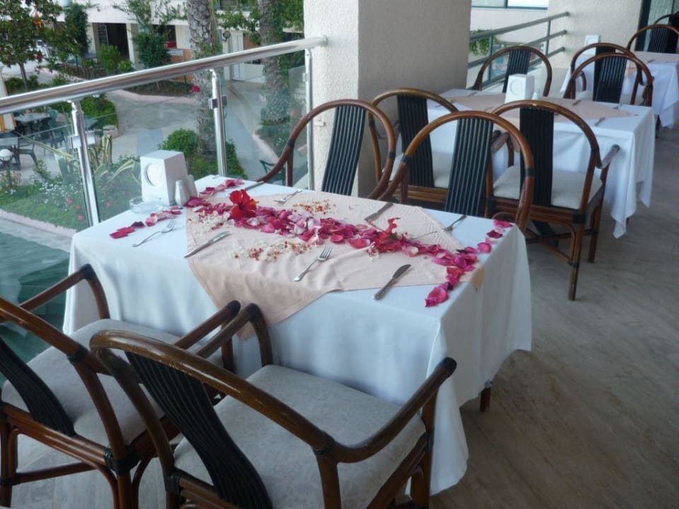 Geburtstagstisch Aska Hotel Just in Beach