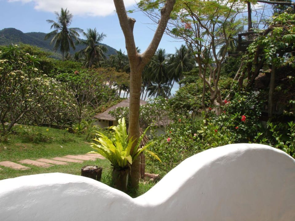 Ausblick von der Terrasse Koh Tao Cabana