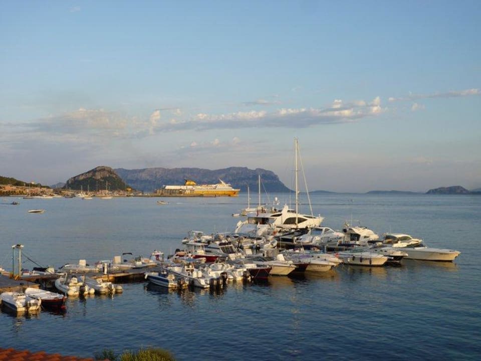 Aussicht vom Balkon Gabbiano Azzurro Hotel & Suites