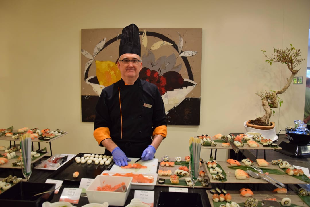Sushi am Vorspeisenbuffet Hipotels Cala Millor Park