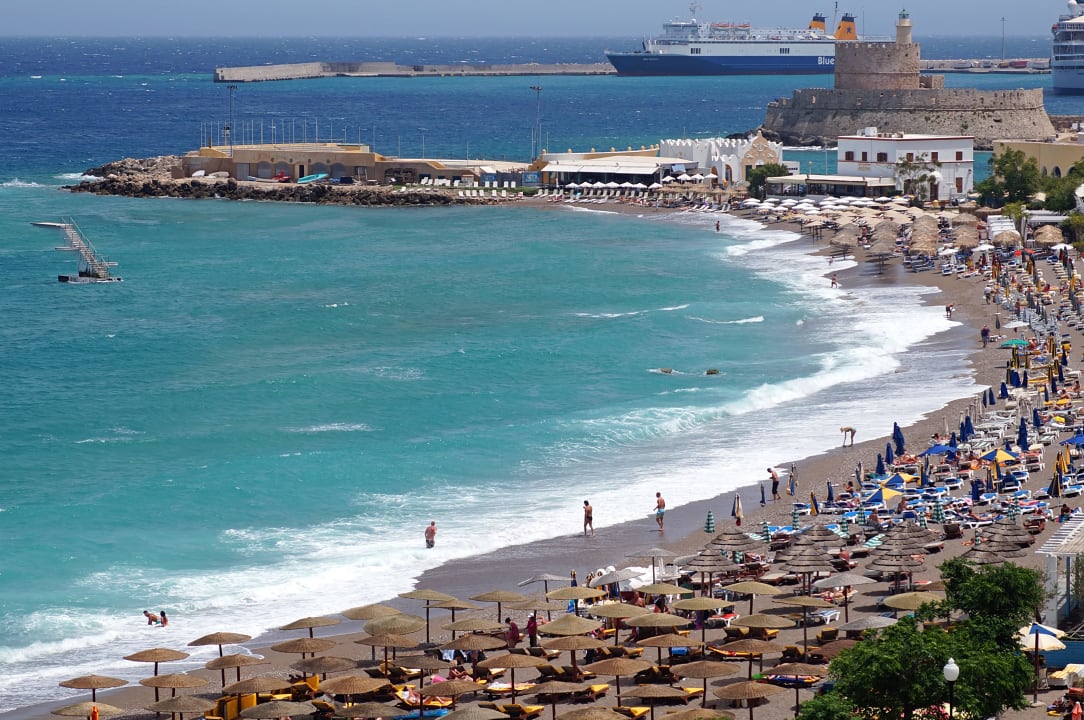 Aussicht Ibiscus Hotel Rhodos