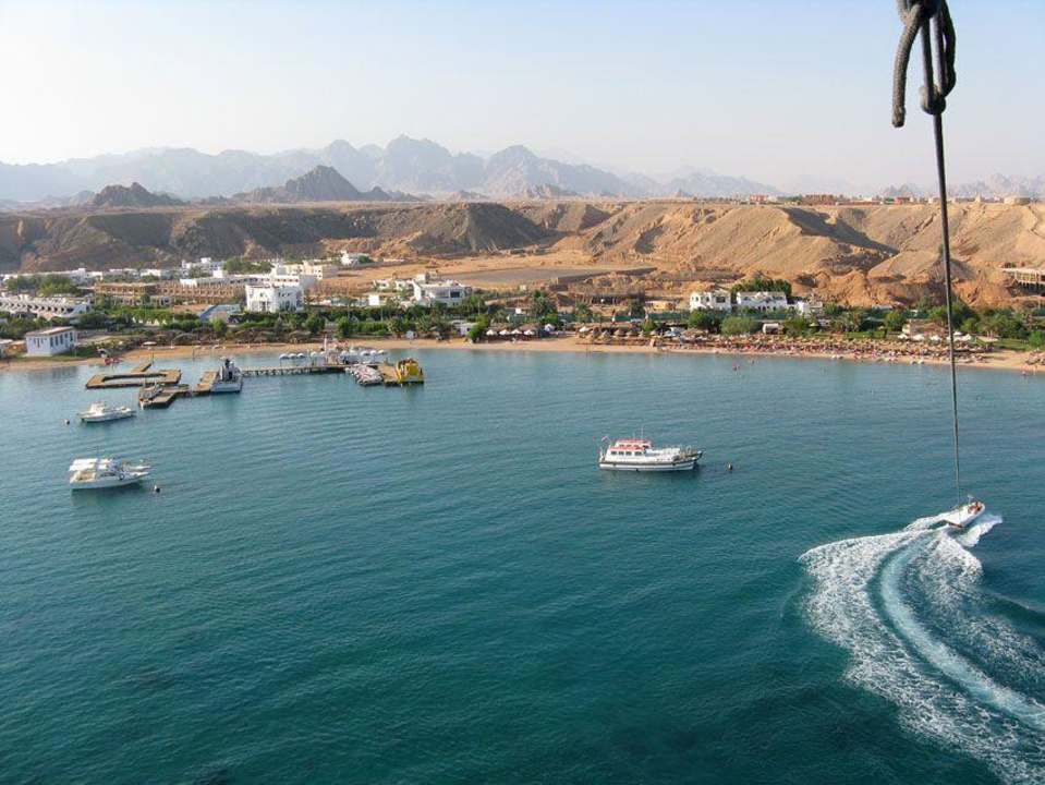 Blick über die Bucht Albatros Sharm Resort