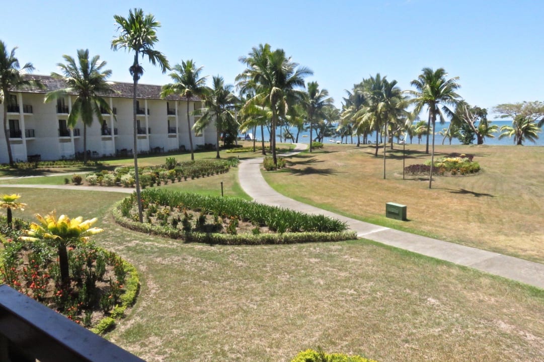 View from back of Sofitel Fiji Hotel Sofitel Fiji Resort & Spa