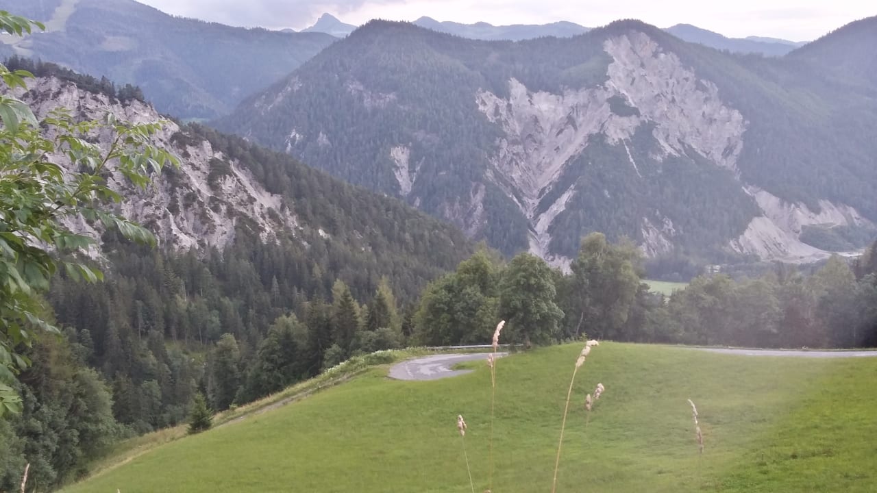 Ausblick Bergbauernhof Pension Irxner