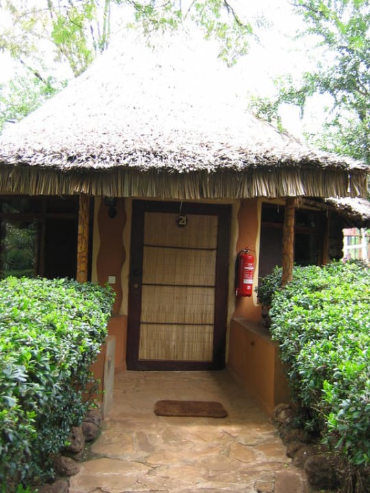 Blick auf den Bungi Hotel Amboseli Sopa Lodge