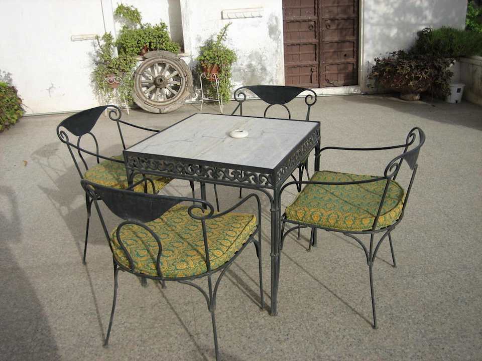 Terrasse vorm Restaurant Hotel Nimaj Palace