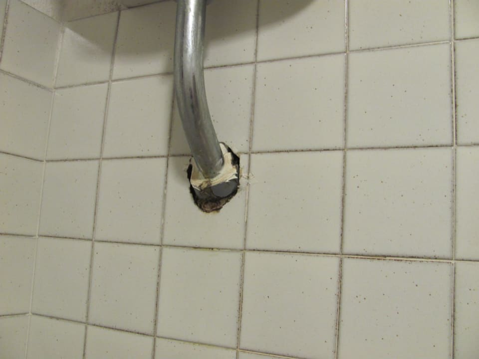Spülkasten erstes Zimmer Hotel Flamingo Resort