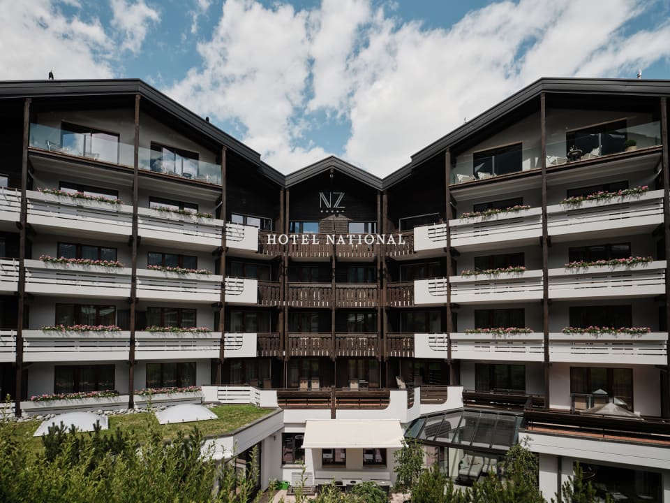 Außenansicht Hotel National Zermatt