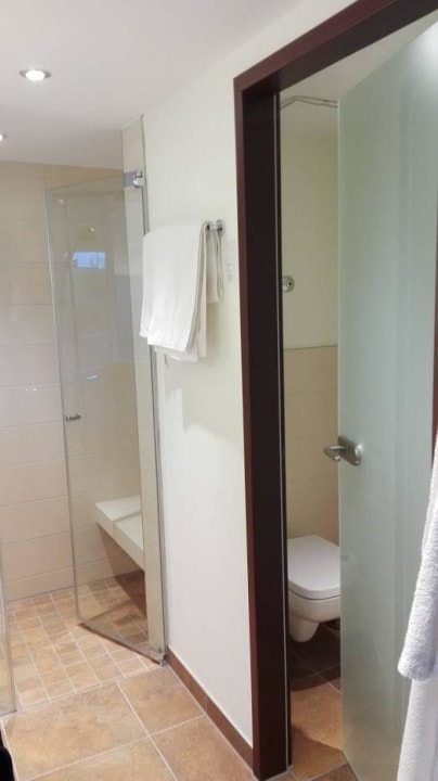 Toilette und Duschbereich Ringhotel Am Stadtpark