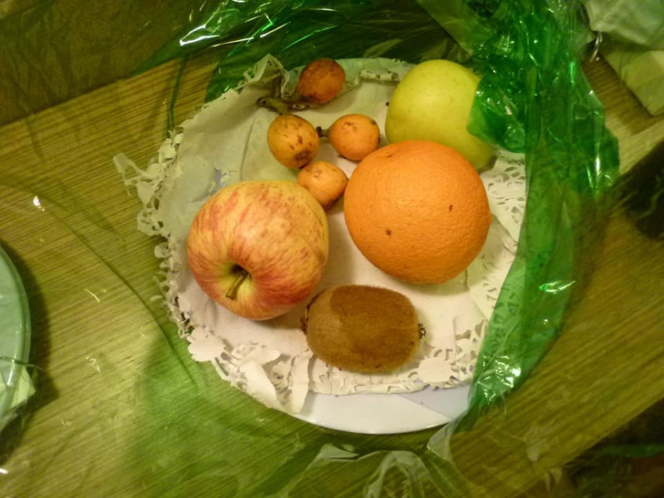 Obstteller zu Begrüßung Sunis Kumköy Beach Resort Hotel & Spa