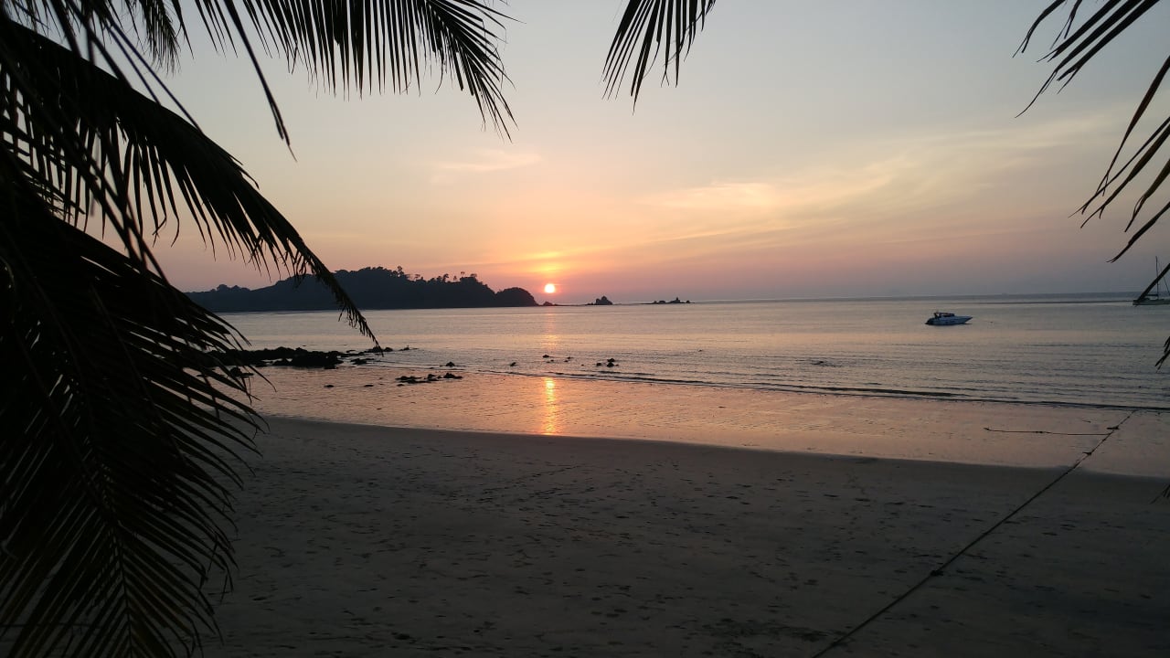 Ausblick Mr Gao Bungalow Beach Front Resort