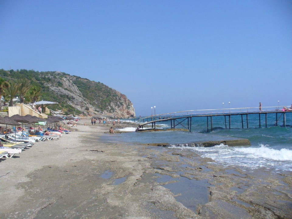 Piękna hotelowa plaża Holiday Line Beach Hotel