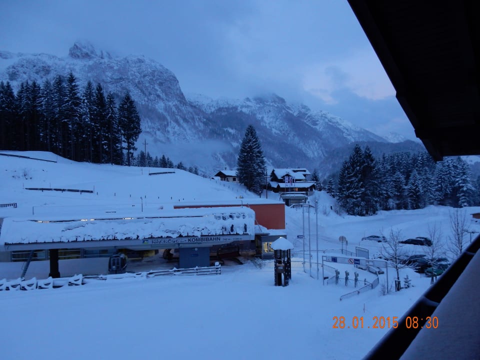 Lift vom Balkon Gasthaus Landhotel Traunstein