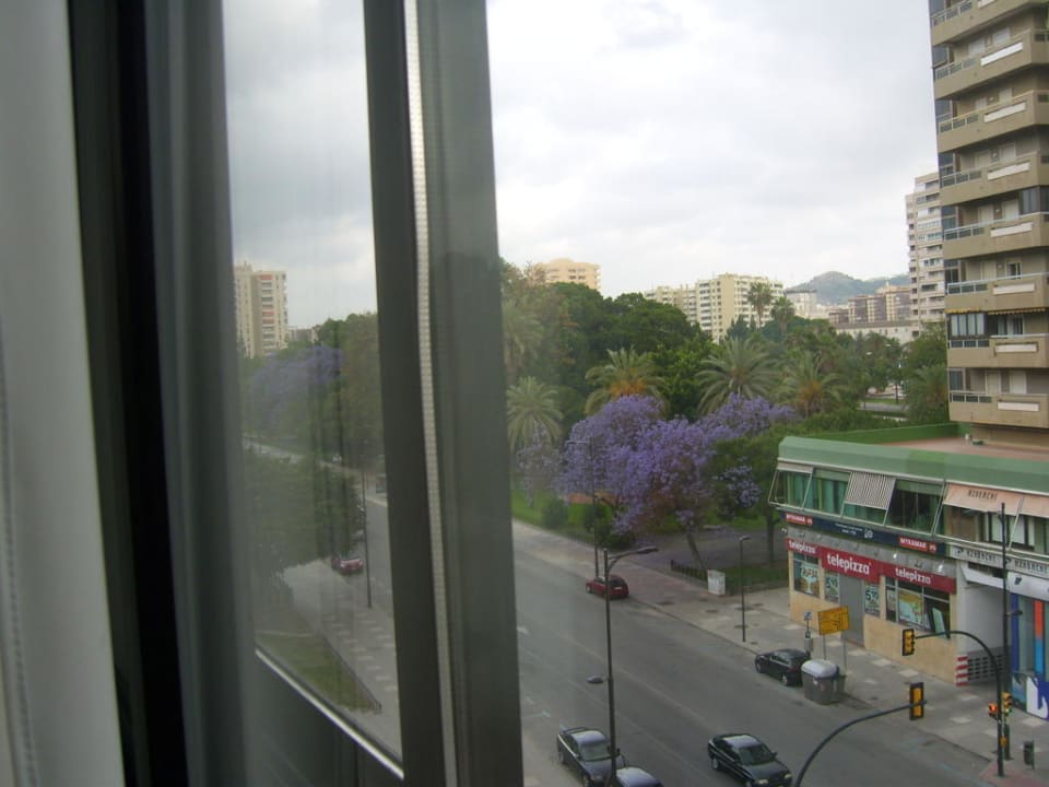 Aussicht auf den Park Hotel Málaga Alameda Centro Affiliated by Meliá