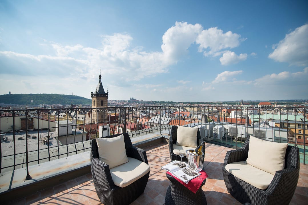 Prague View Suite terrace Hotel Suite Home Prague