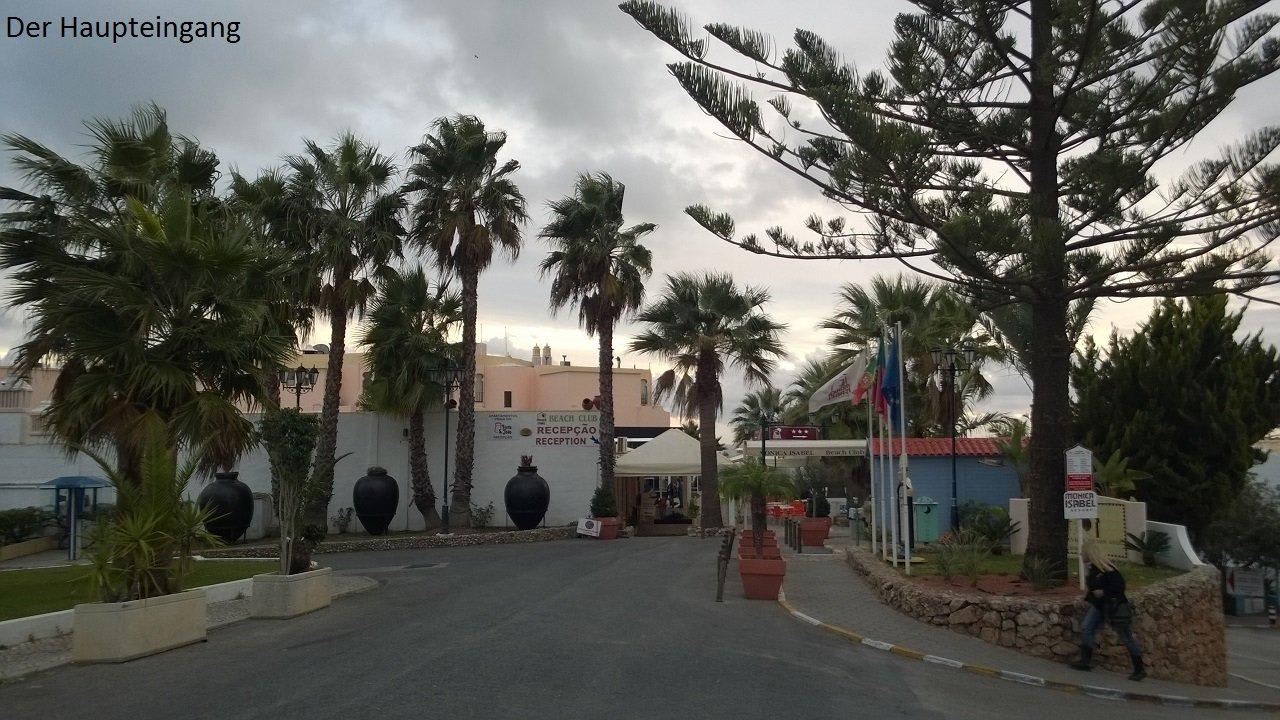 Haupteingang Monica Isabel Beach Club