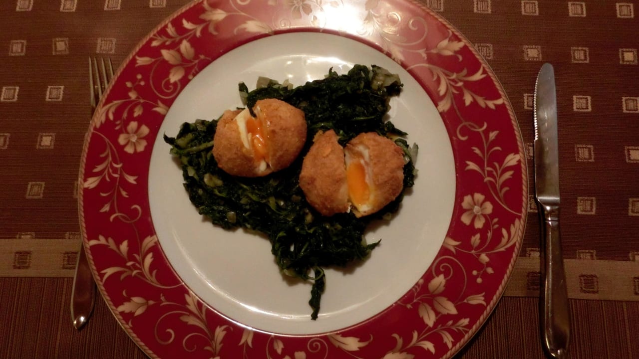 Eier auf Spinat Hotel Vigilerhof