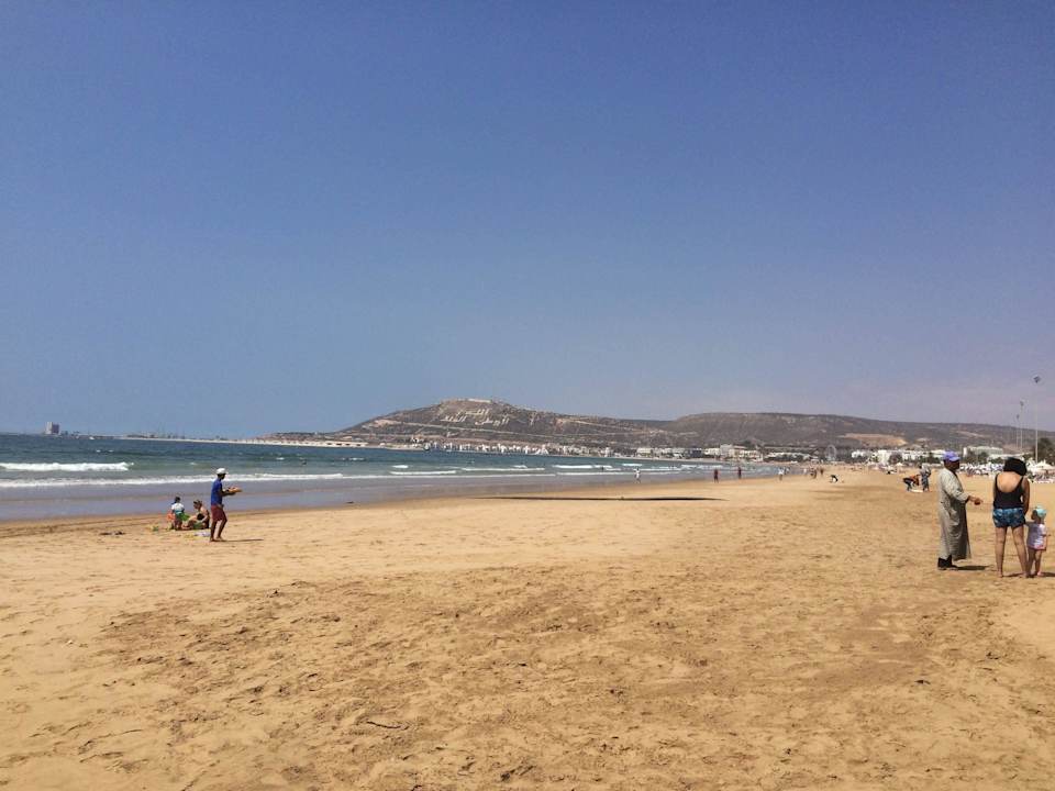 Strandabschnitt Atlas Amadil Beach Hotel