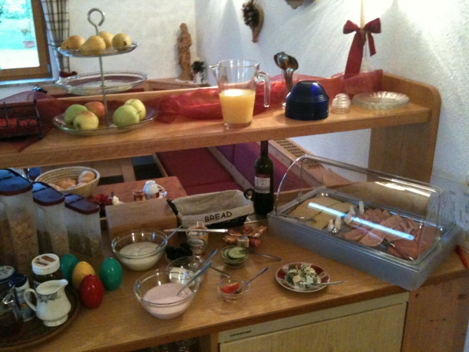 Frühstücksbuffet Gästehaus Elvira