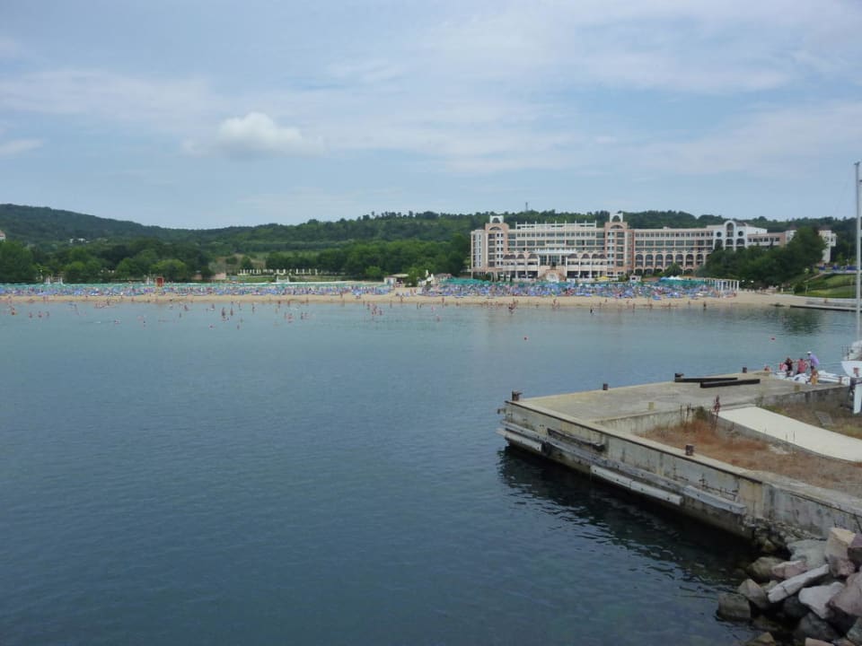 Blick auf Hotel Marina Beach Duni Royal Pelican Resort