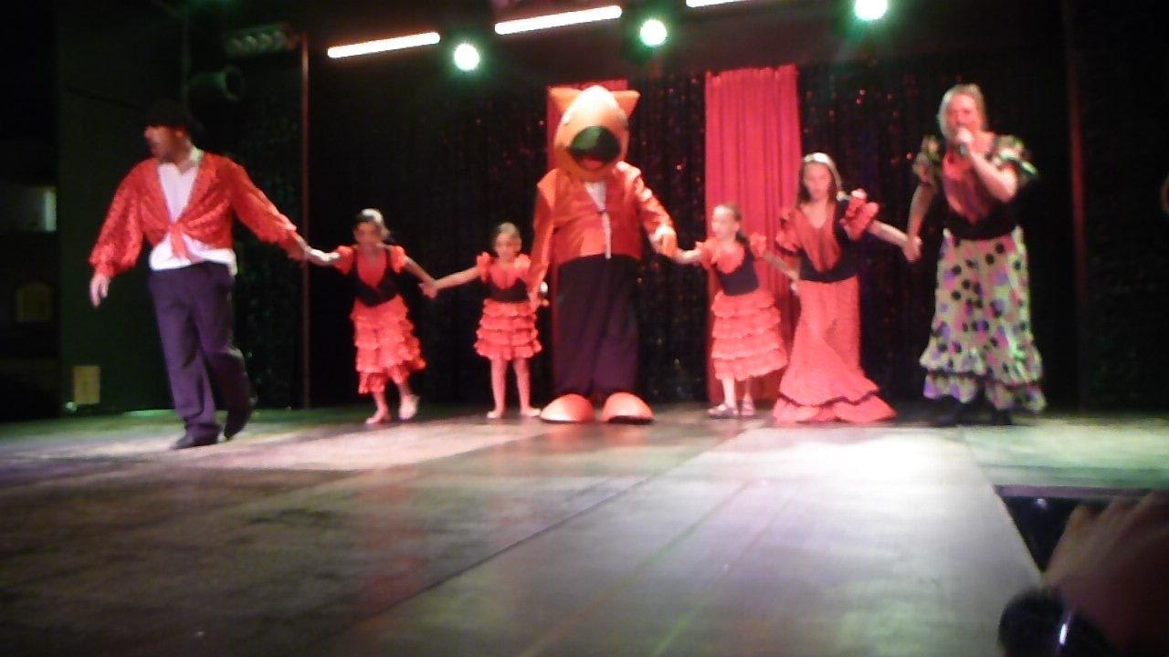 Kinderabendshow blau punta reina