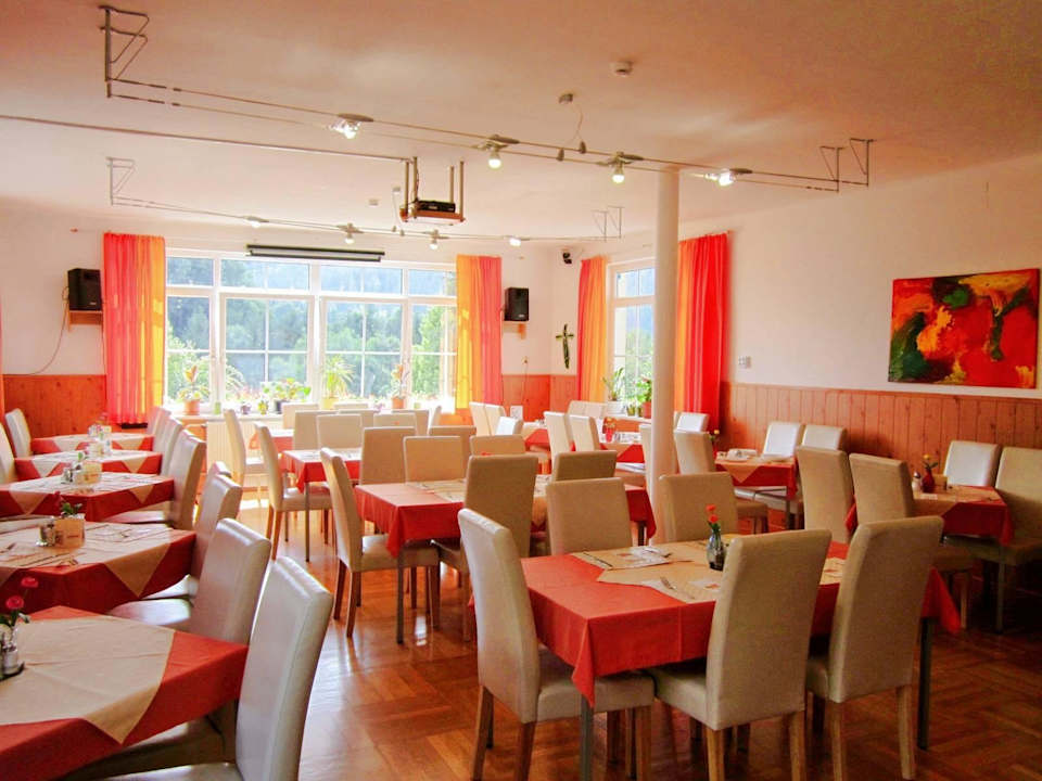 Der Speisesaal Hotel Haus Franziskus