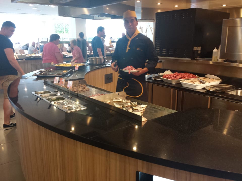 Büffet Grill BQ Delfin Azul Hotel
