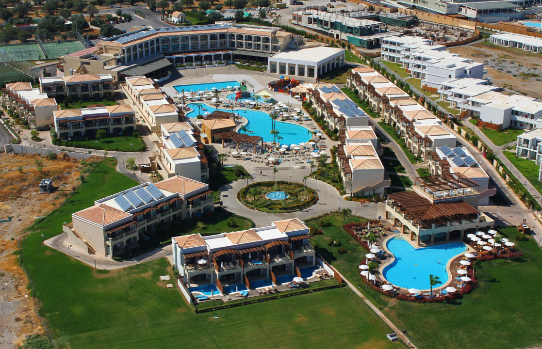 Aerial View Mythos Beach Resort