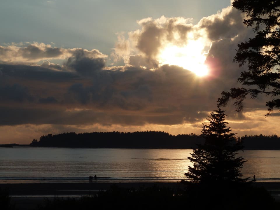 Blick von der TeRrasse Best Western Tin Wis Tofino Hotel Resort on Vancouver Island
