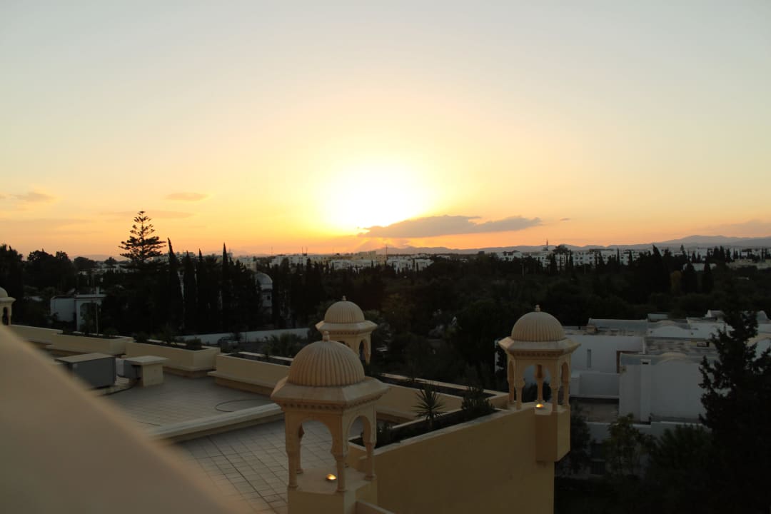 Aus dem Zimmer im Hotel Richtung Landesinnere Steigenberger Marhaba Thalasso Hammamet