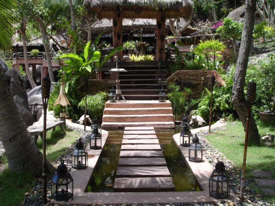 Der Weg zum Restaurant Koh Tao Cabana
