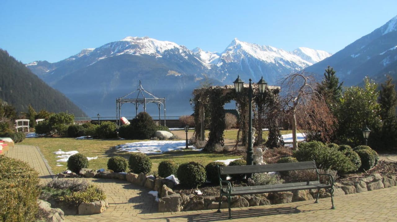 Ausblick vom Garten Stock Resort