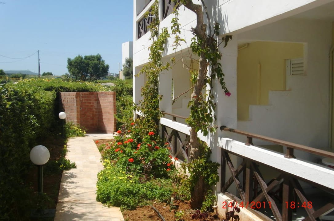 Gang vom kleinen zum grossem Pool Hersonissos Palace