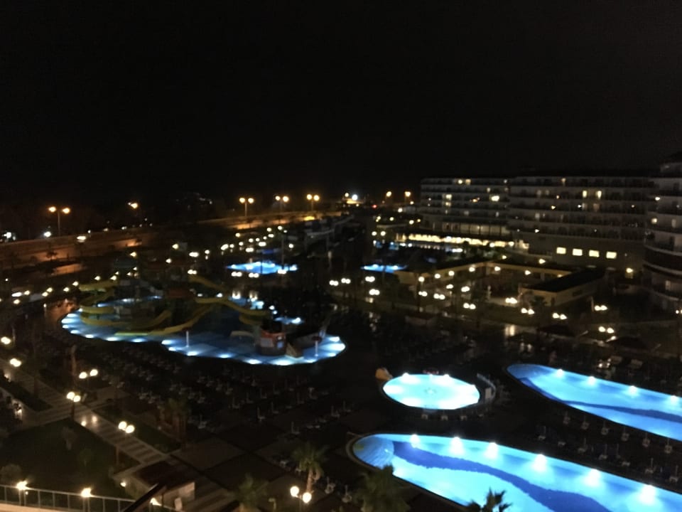 Nachtblick Poolanlage Eftalia Ocean Resort & Spa