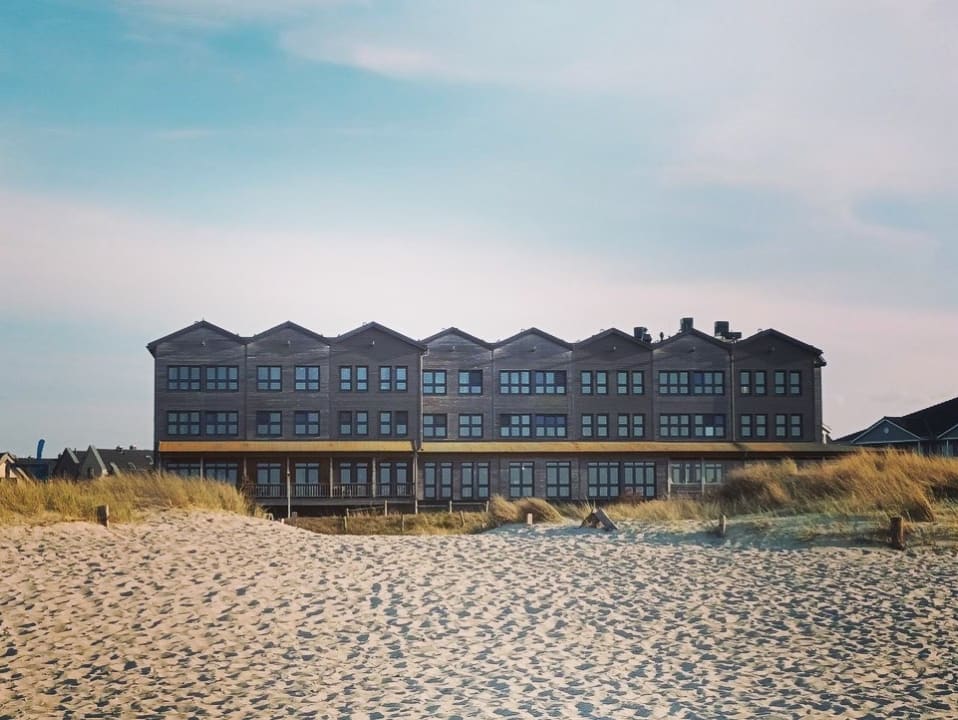 Außenansicht Bretterbude Heiligenhafen