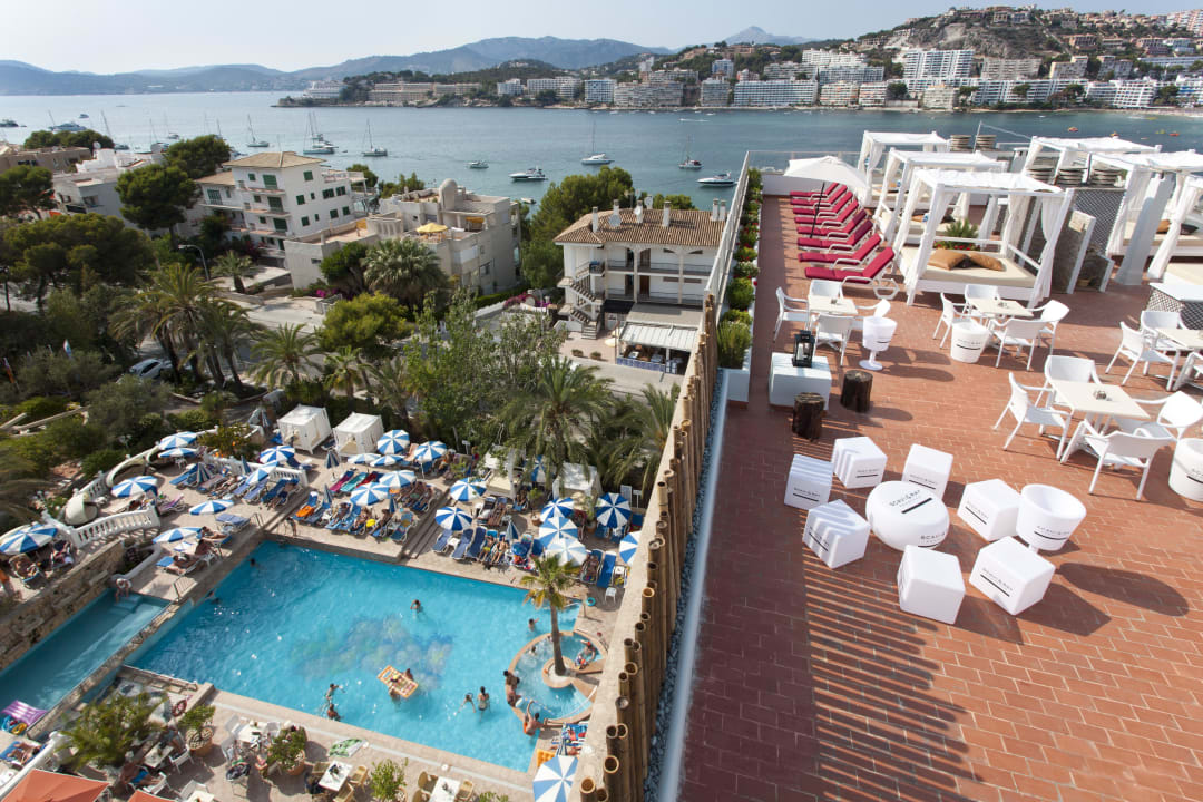 Chill Out Hoteldachterrassen Ausblick  Hotel Bahia del Sol