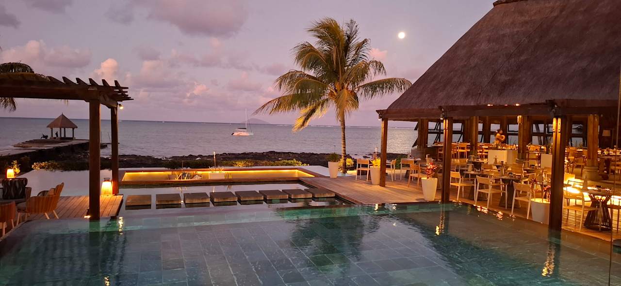 Ausblick Veranda Paul & Virginie Hotel & Spa - Adults only