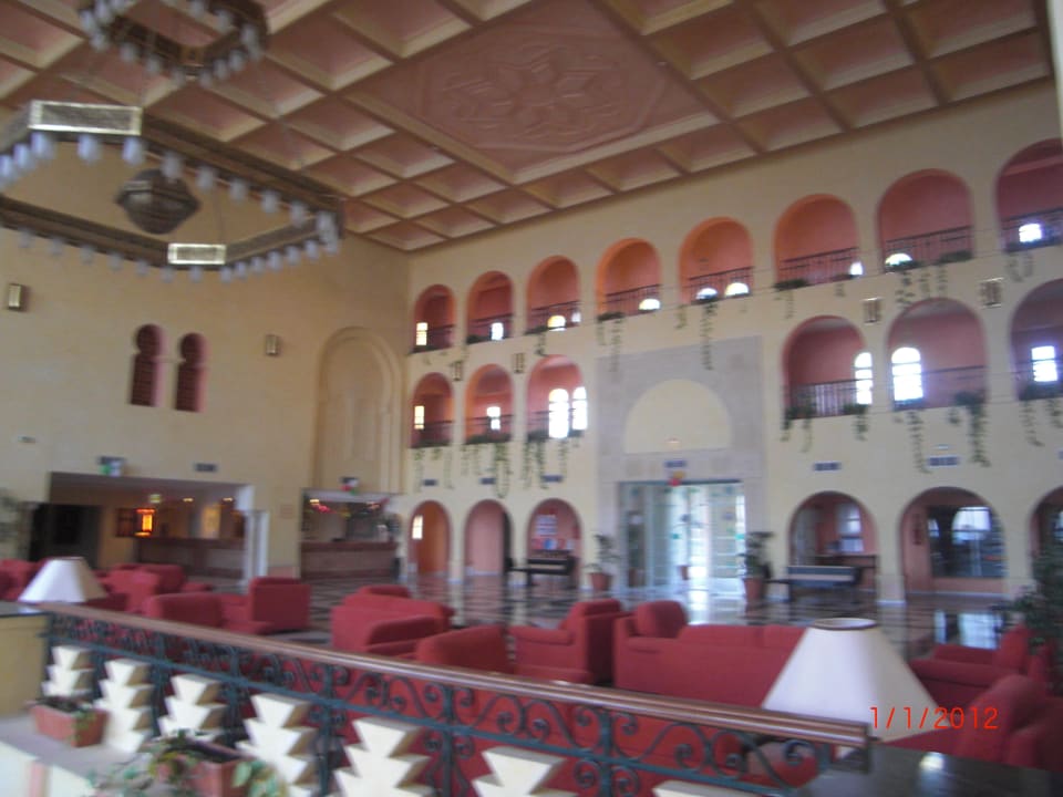 Hoteleingang mit Rezeption Djerba Castille