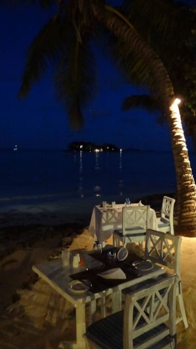 Tolles Dinner direkt am Strand Paradise Sun