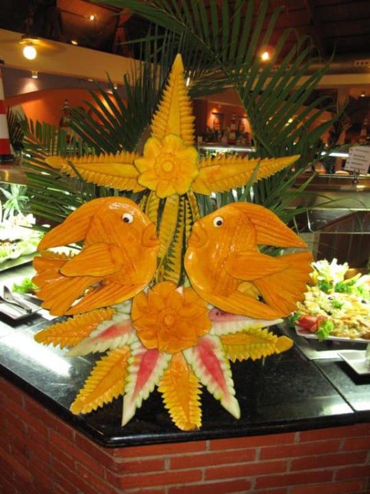 Deko im Buffetrestaurant Catalonia Punta Cana - All Inclusive